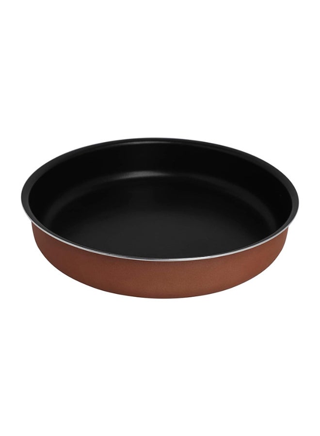 Aluminium Round Tray Brown/Black 28cm - v1686839056/N40133061A_1