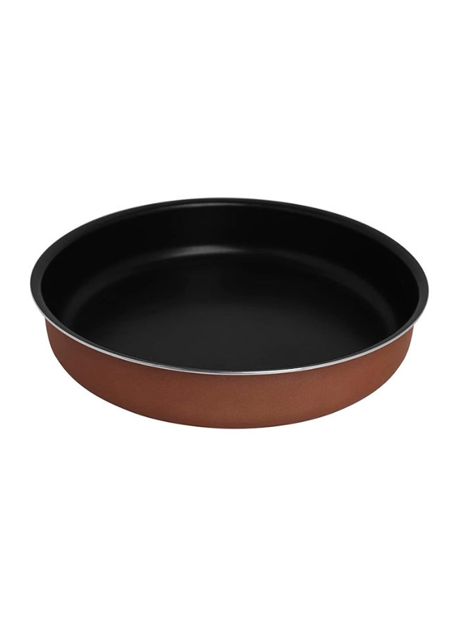 Trust Aluminium Round Tray Brown/Black 28cm  - Image 1