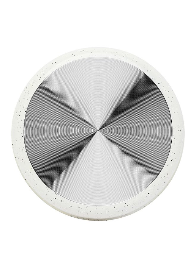 Trust Aluminium Round Tray Beige 40cm  - Image 3