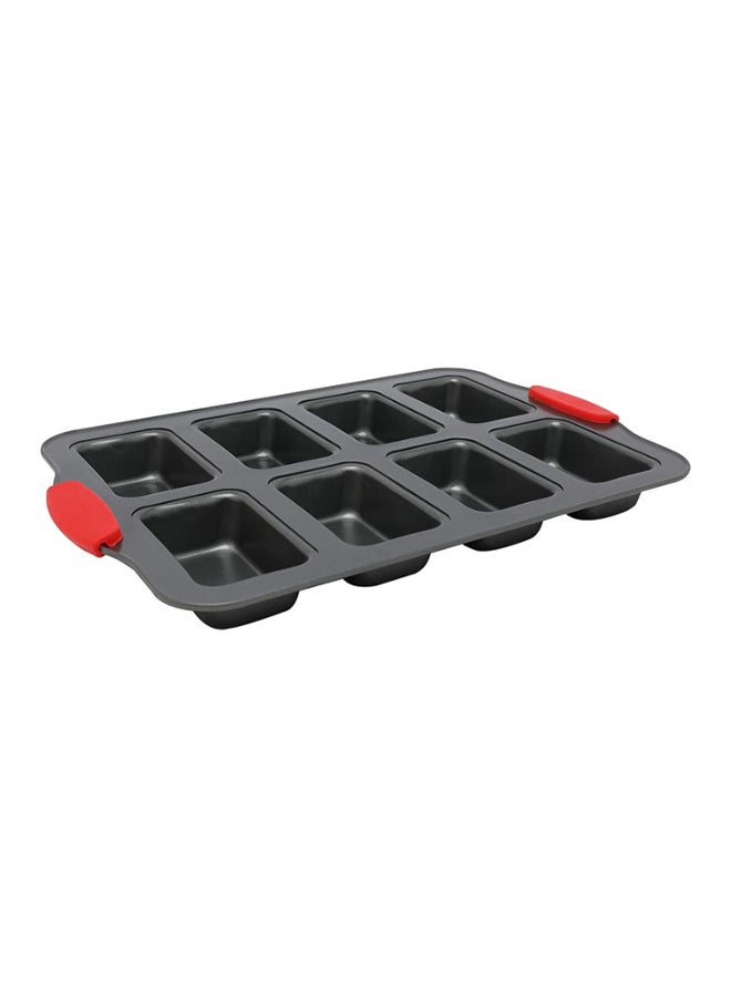 Trust 8-Cup Brownie Pan Black/Red 36x24x3.4cm  - Image 1