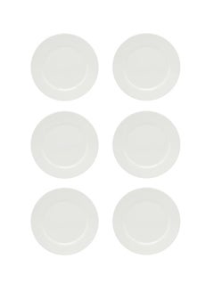 Dove 6-Piece Dinner Plates Porcelain Round White 8inch  - Image 2