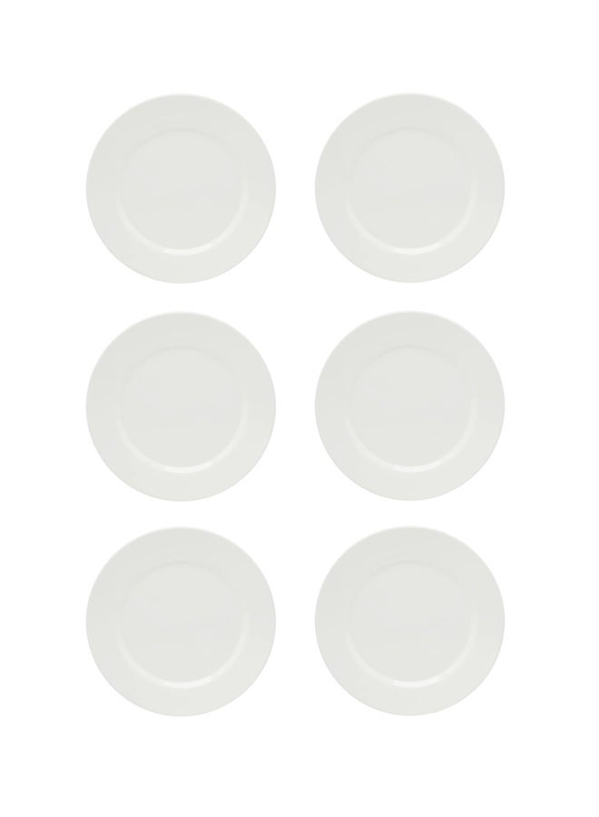 Dove 6-Piece Dinner Plates Porcelain Round White 8inch  - Image 2
