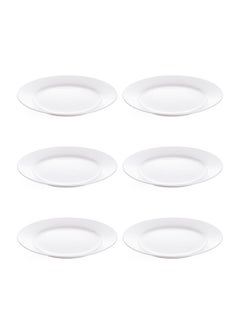 Dove 6-Piece Dinner Plates White 11inch  - Image 1