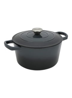 PROCILA Cast Iron Round Casserole Black 22.2cm  - Image 2