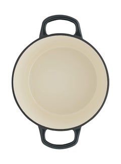 PROCILA Cast Iron Round Casserole Black 22.2cm  - Image 4