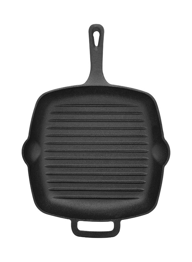 PROCILA Cast Iron Deep Frypan Black 26cm - Image 4