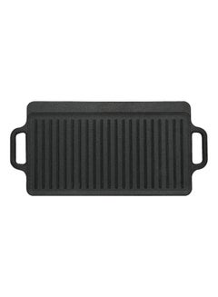 PROCILA Cast Iron BBQ Grill Black 50 × 2 × 23.5cm  - Image 3