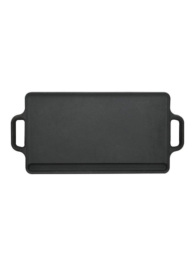 PROCILA Cast Iron BBQ Grill Black 50 × 2 × 23.5cm  - Image 4