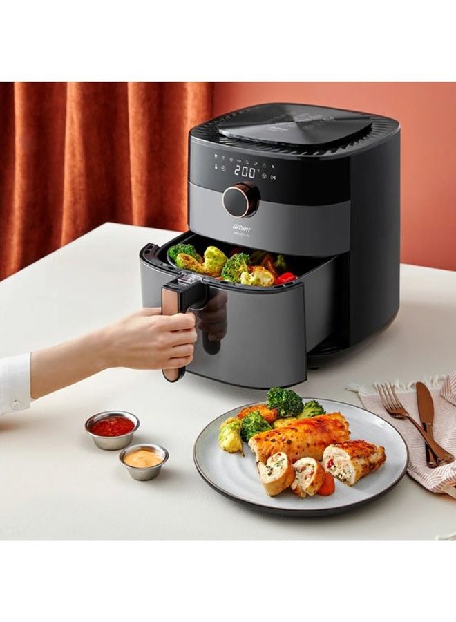 Arzum Airtasty XL Air Fryer With Detachable Non-Stick Basket 6 L 1750 W AR2074-B Copper  - Image 4