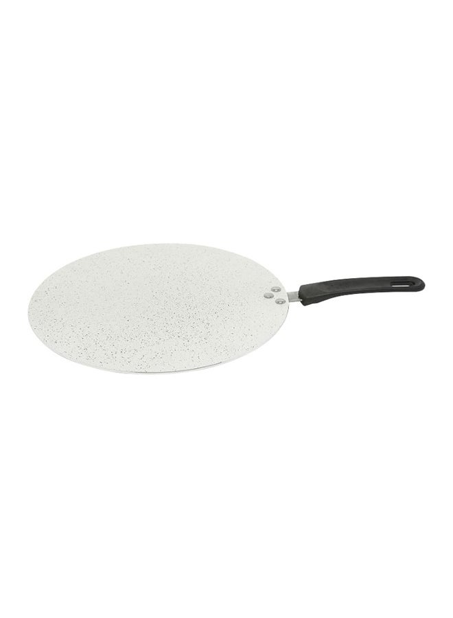 Trust Aluminium Flat Pan White 30cm - Image 2