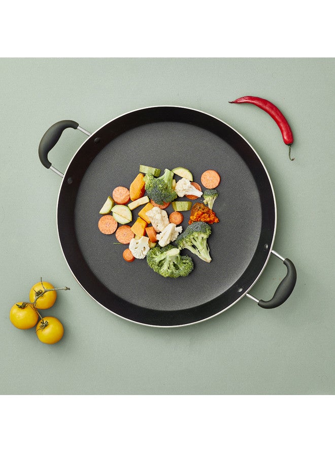 Aluminium Seafood Plate Black 40cm