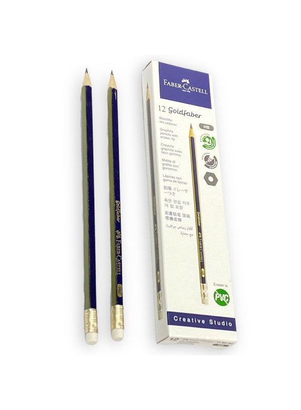 Goldfaber HB Pencils With Eraser Blue/Silver/Beige - v1686848249/N32429324A_4