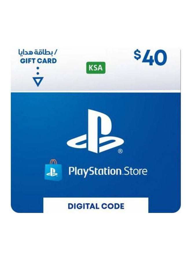Sony Playstation KSA 40 USD Gift Card