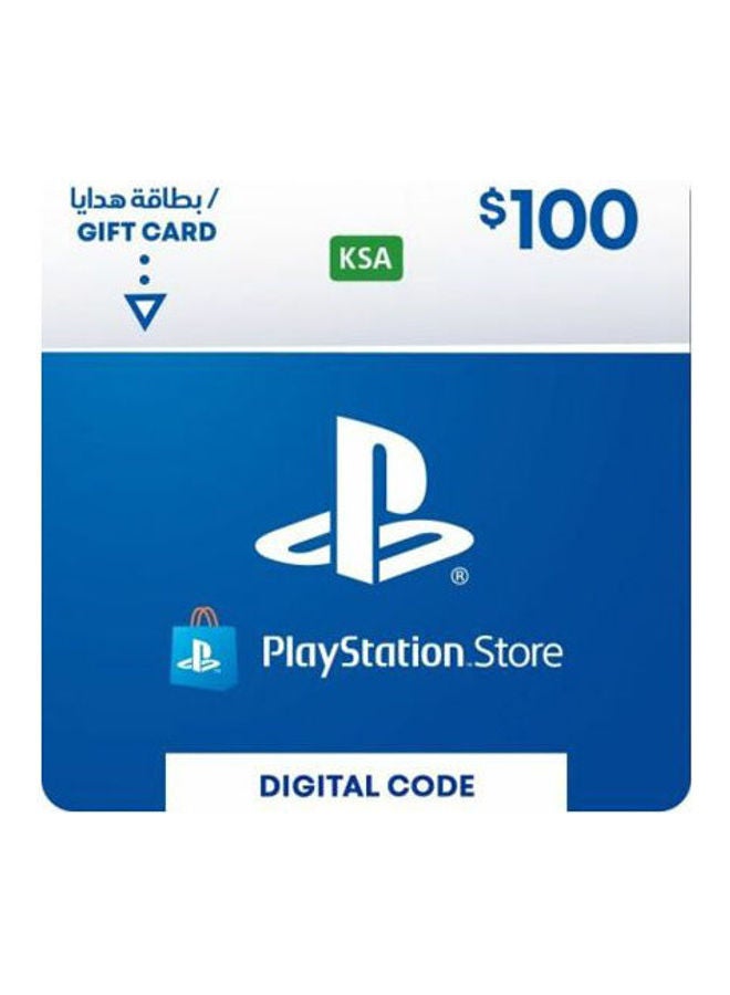 Sony Playstation KSA 100 USD Gift Card 
