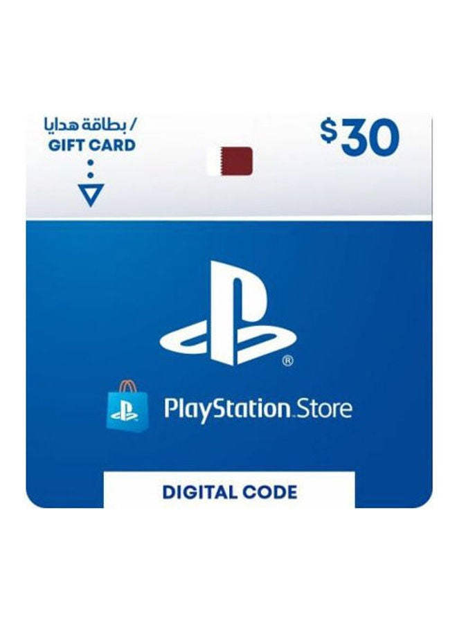 Sony Playstation Qatar 30 USD Gift Card