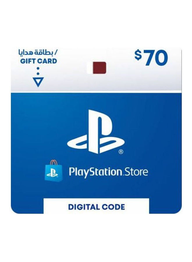 Sony Playstation Qatar 70 USD Gift Card 