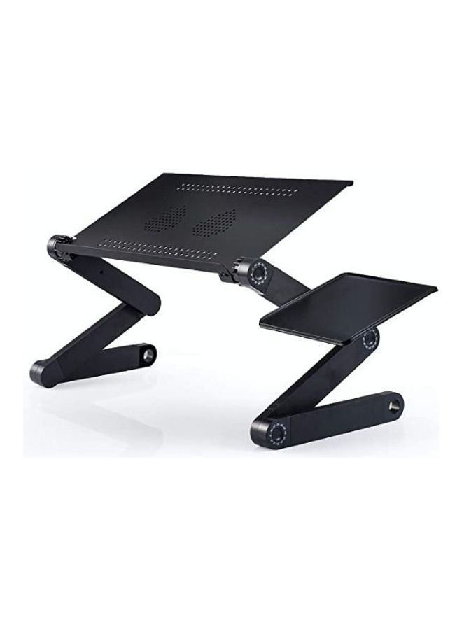 Datazone - Beautiful Design Portable Versatile Small Adjustable Laptop Table For Bed, Sofa And Luggage Black - Image 1