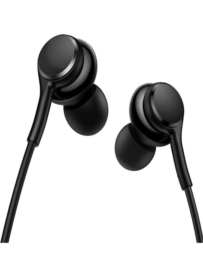 JOYROOM 3.5Mm Wired In-Ear Headphones, Deep And Powerful Pure Bass Sound, Button Remote/Mic, Tangle-Free Flat Cable, Ultra Comfortable Fit 1.2M Black  - Image 2