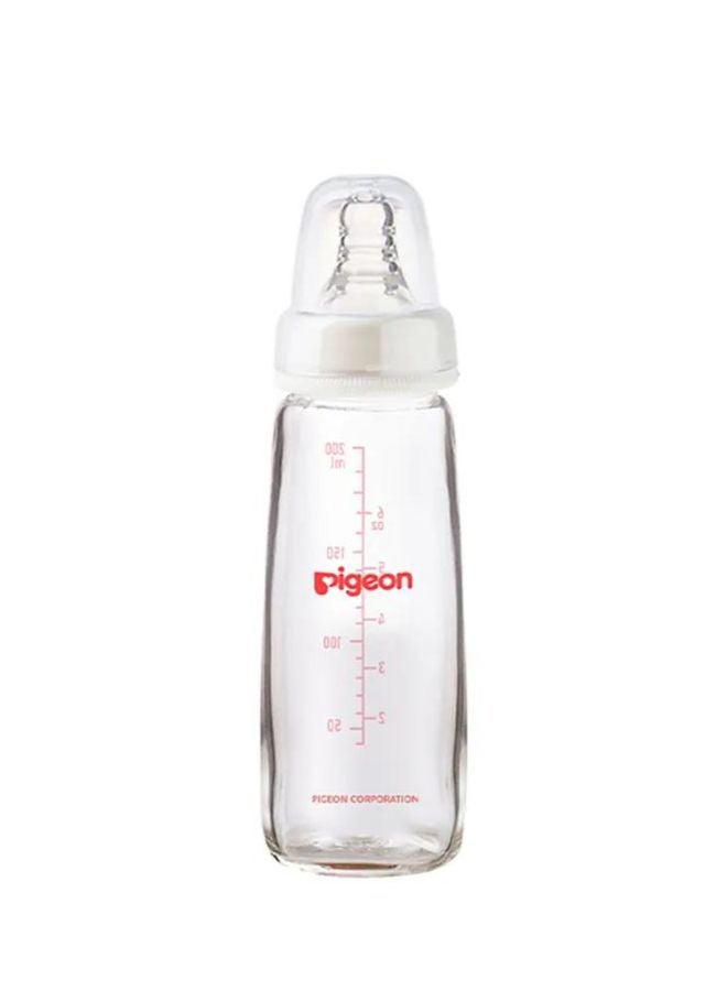 Peristaltic Nipple Glass Feeding Bottle, 200ml - v1686899411/N11583423A_1