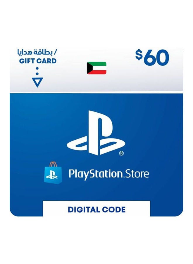 Sony Playstation Kuwait 60 USD Gift Card 