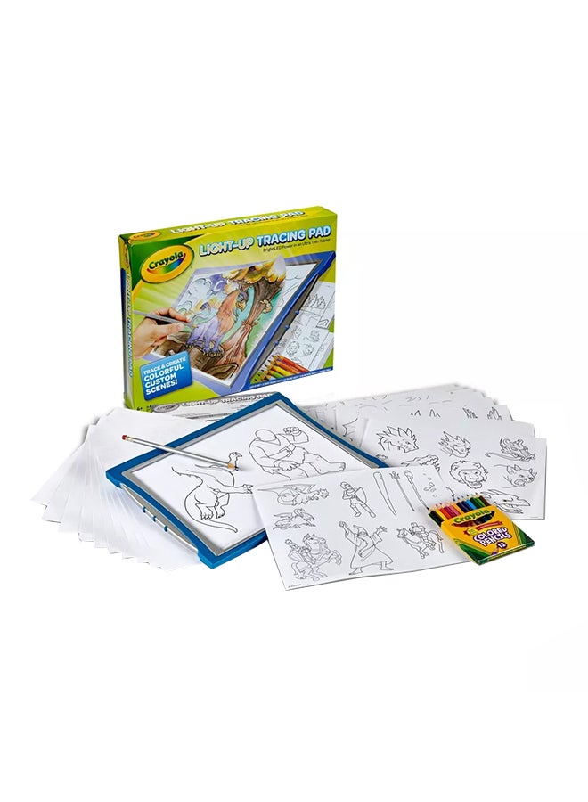 Crayola 34-Piece Light-Up Tracing Pad Kit Multicolor - Image 1