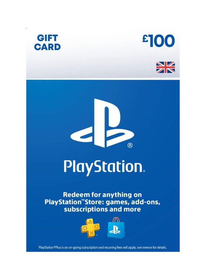 Sony Playstation UK 100 Euro Gift Card