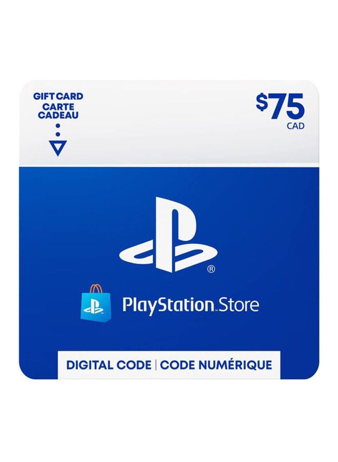 Sony Playstation Canada 75 USD Gift Card 