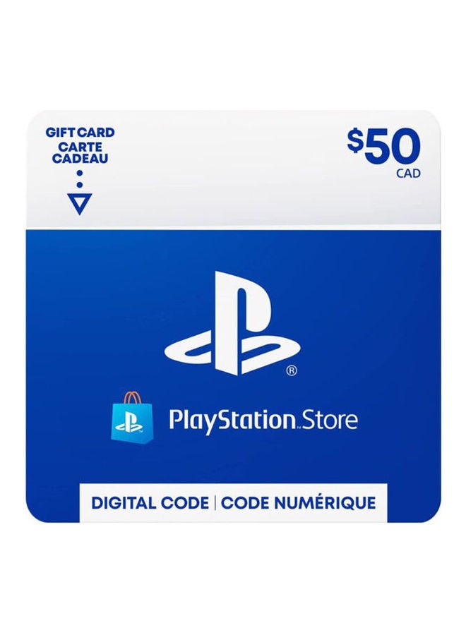 Sony Playstation Canada 50 USD Gift Card