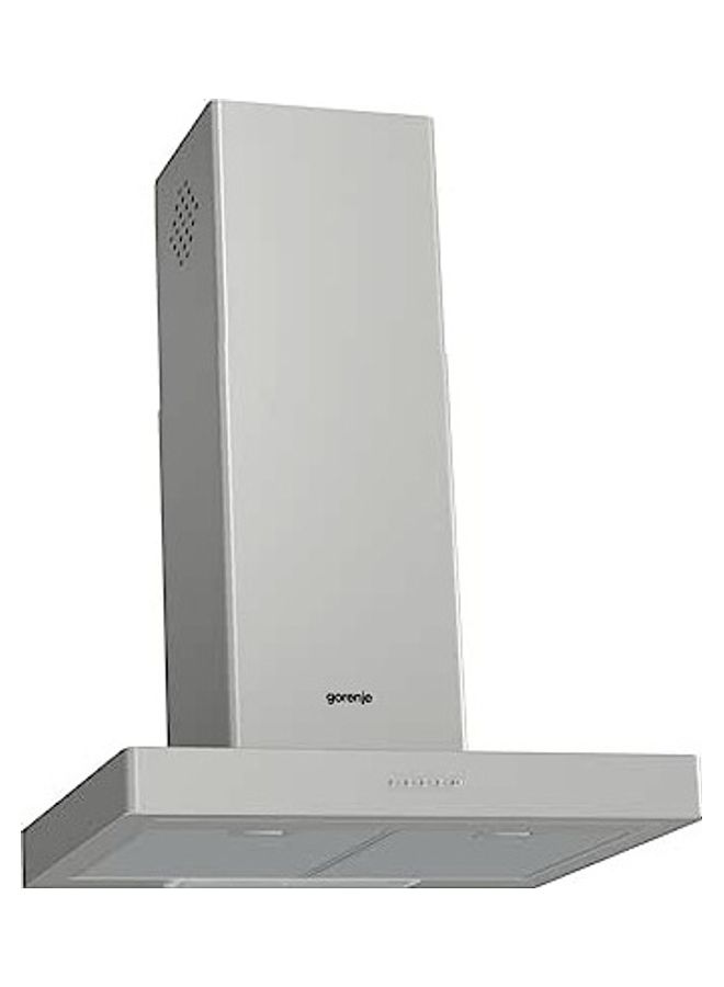 Gorenje - T- Shape Hood 60 Cm, Air Extraction 298 M³/H, 3 Speed Level, Mechanical Control, PWHT628EX Silver - Image 1
