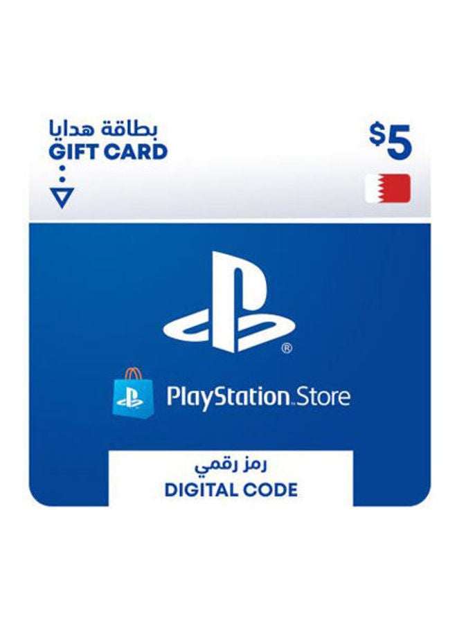 سوني Playstation Bahrain 5 USD Gift Card 