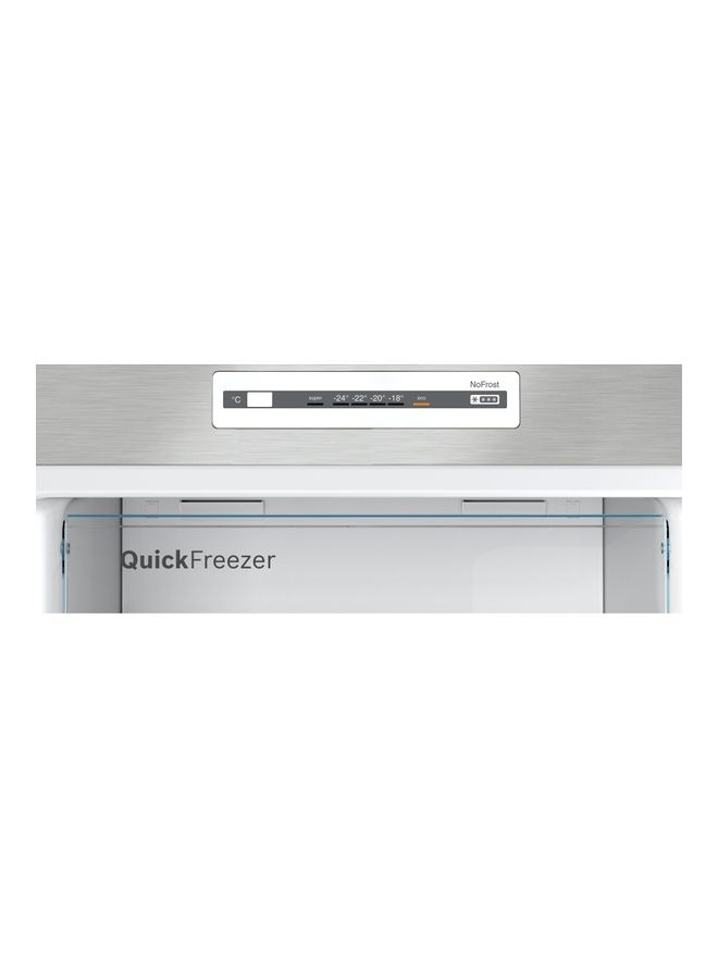 BOSCH Free-Standing Fridge-Freezer with VitaFresh, with Easy Access for Larger Food Storage 120 W KDN30N120M Stainless Steel  - Image 2