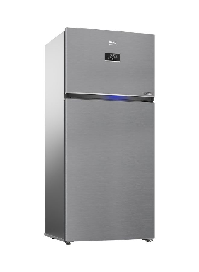 Beko 650L Gross/ 630L Net Capacity, No Frost Top Mount Refrigerator, Harvest Fresh, Prosmart Inverter Compressor, Neo Dual Fan Cooling 160 W RDNE850XS Titanium Inox - Image 2