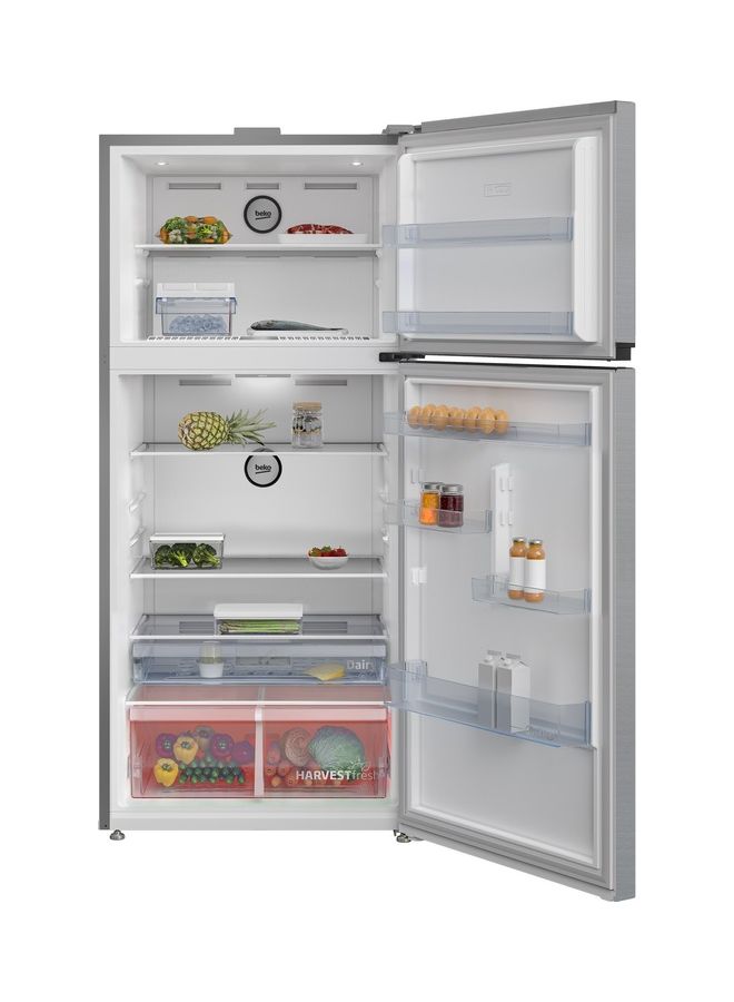 Beko 650L Gross/ 630L Net Capacity, No Frost Top Mount Refrigerator, Harvest Fresh, Prosmart Inverter Compressor, Neo Dual Fan Cooling 160 W RDNE850XS Titanium Inox - Image 3