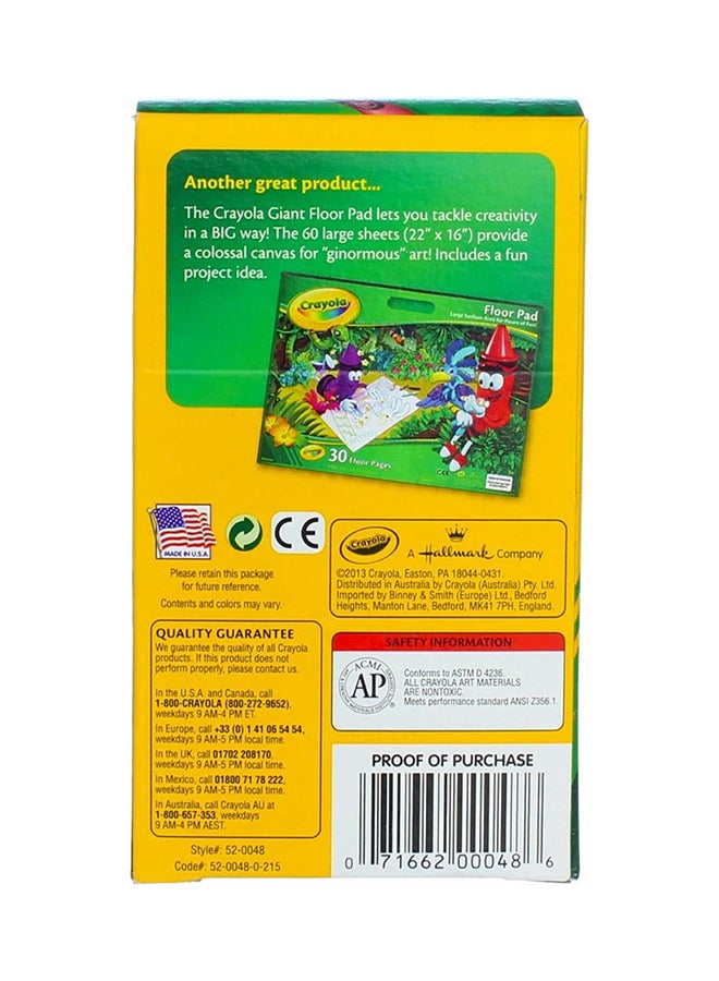 كرايولا أقلام تلوين 48 قطعة - غير قابلة للتثبيت - Image 2