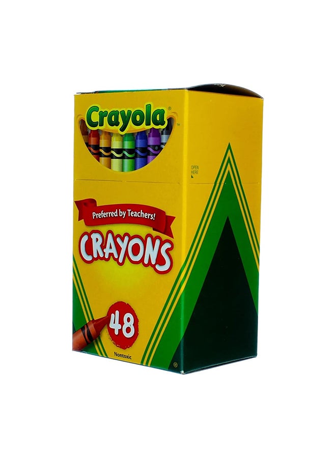 كرايولا أقلام تلوين 48 قطعة - غير قابلة للتثبيت - Image 3