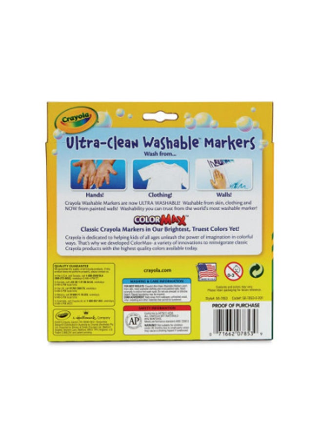 كرايولا 10CT Ultra Clean Washable Bold,Broad Line,CMax Mkr - Image 2
