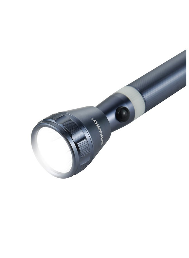 SONASHI - Rechargeable LED Torch with 15KM Long Range Coverage  Hyper Bright Light with 4 Hours of Continuous Working  Water Resistant Device with Unbreakable Glass SLT-382N Grey 37.5cm - Image 1