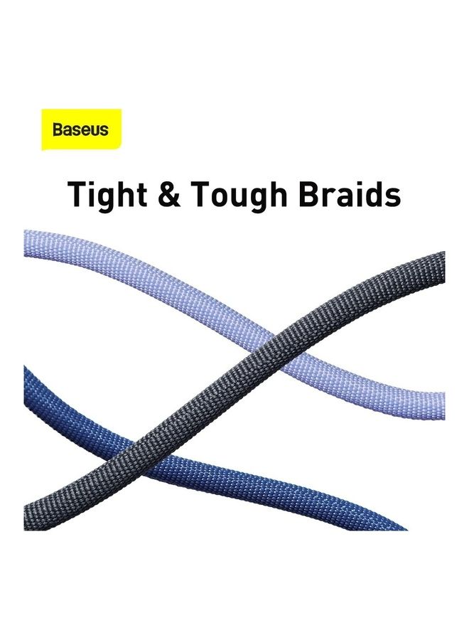 Baseus Crystal Shine Series Fast Charging Data Cable Type-C to Type-C 100W 2m Black - Image 3