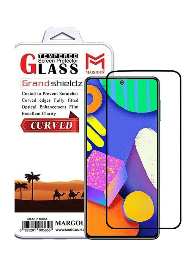 MARGOUN Samsung Galaxy F62 Screen Protector Tempered Glass Full Glue Back Clear - Image 1