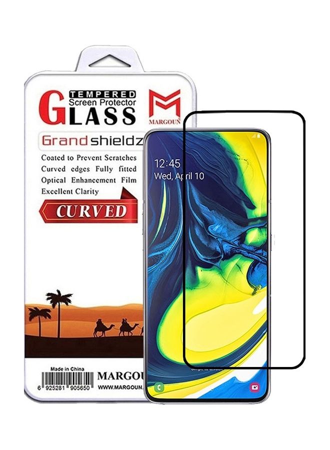مارجون Samsung Galaxy M51 Screen Protector Tempered Glass Full Glue Back Clear - Image 1