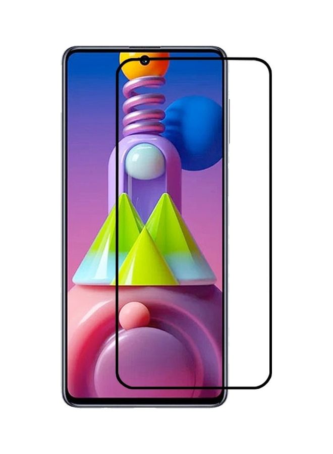 مارجون Samsung Galaxy M51 Screen Protector Tempered Glass Full Glue Back Clear - Image 2