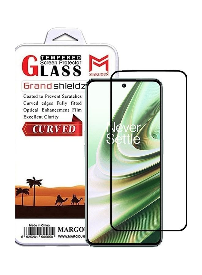 MARGOUN OnePlus 10R Screen Protector Tempered Glass Full Glue Back Clear - Image 1