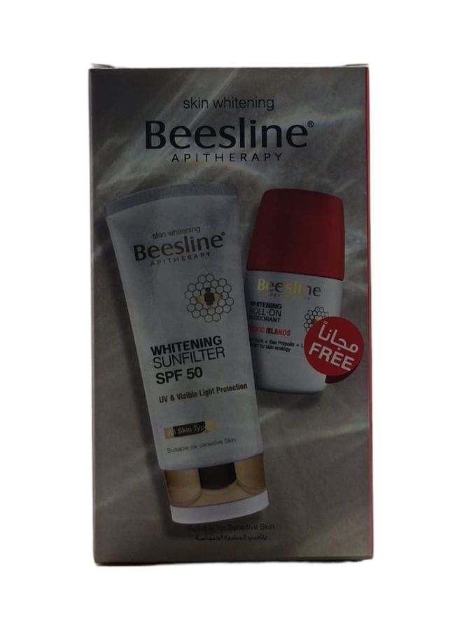 Beesline Pacific Islands Whitening Deodorant Roll-On With Spf 50+ 50ml - Image 2