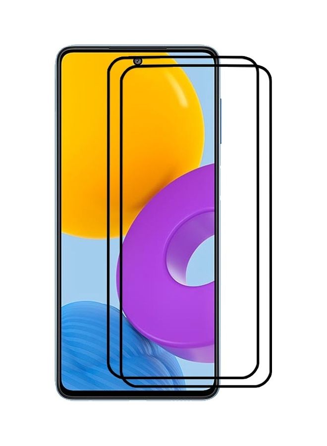 مارجون 2 Pack For Samsung Galaxy M52 5G Screen Protector Tempered Glass Full Glue Back Clear - Image 2