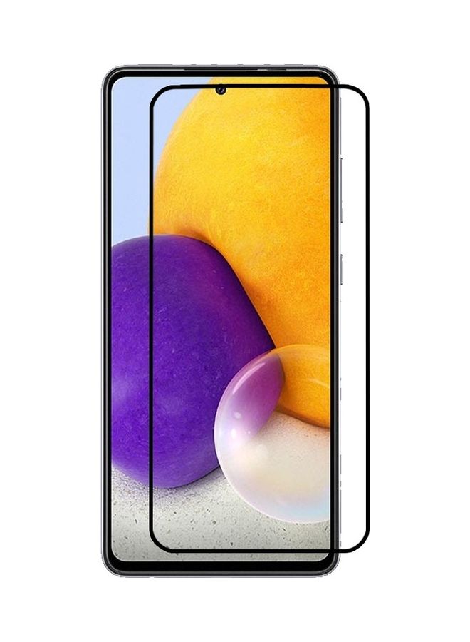 MARGOUN Samsung Galaxy A72 Screen Protector Tempered Glass Full Glue Back Clear - Image 2