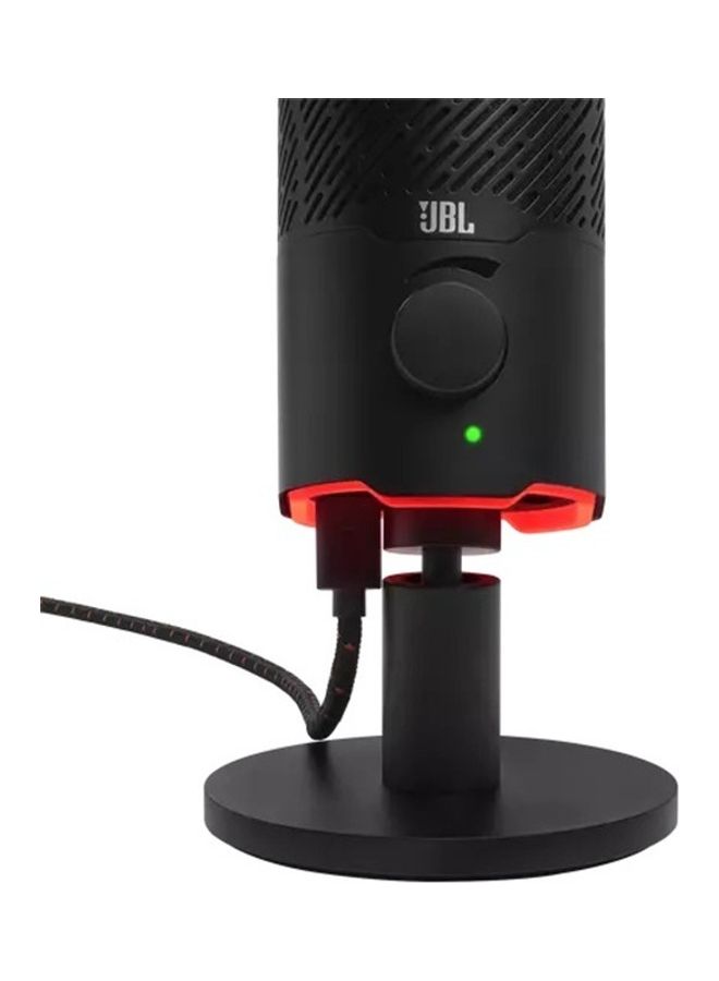 JBL - Quantum Stream Dual Pattern Premium USB Microphone For Streaming, Recording And Gaming 50036388948 Black - Image 1