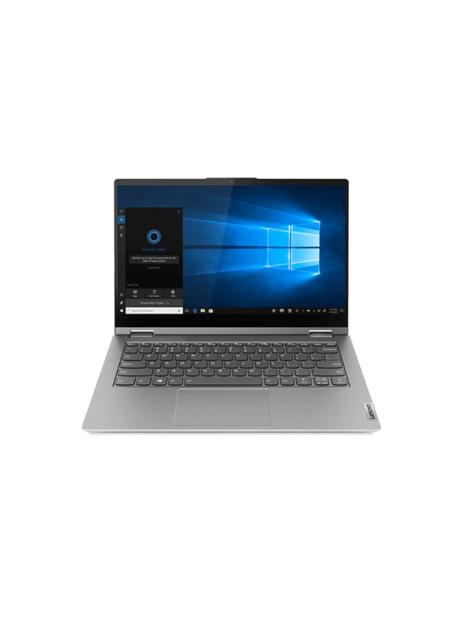 لينوفو - ThinkBook 14s Yoga-IRU Laptop With 14-inch FHD (1920x1080) Display ,Core i7-1355U Processor/16GB RAM DDR4/512GB SSD M.2/Windows 11 Pro/Integrated Intel Iris Xe/ English/Arabic Mineral Grey - Image 1