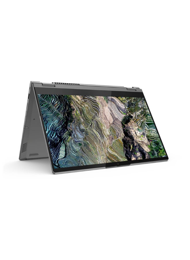 لينوفو - ThinkBook 14s Yoga-IRU Laptop With 14-inch FHD (1920x1080) Display ,Core i7-1355U Processor/16GB RAM DDR4/512GB SSD M.2/Windows 11 Pro/Integrated Intel Iris Xe/ English/Arabic Mineral Grey - Image 1