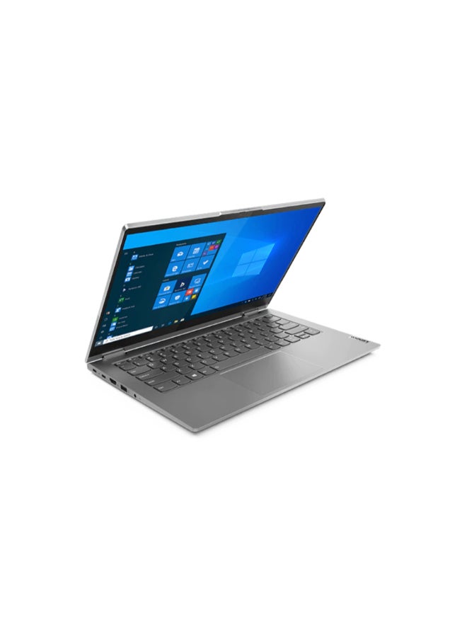لينوفو - ThinkBook 14s Yoga-IRU Laptop With 14-inch FHD (1920x1080) Display ,Core i7-1355U Processor/16GB RAM DDR4/512GB SSD M.2/Windows 11 Pro/Integrated Intel Iris Xe/ English/Arabic Mineral Grey - Image 1
