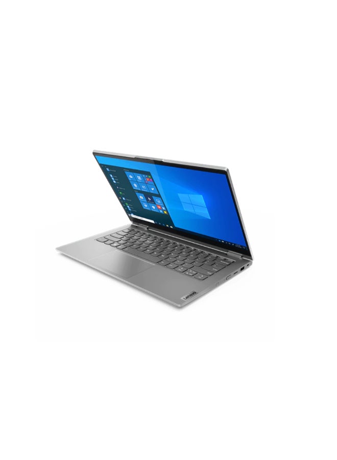 لينوفو - ThinkBook 14s Yoga-IRU Laptop With 14-inch FHD (1920x1080) Display ,Core i7-1355U Processor/16GB RAM DDR4/512GB SSD M.2/Windows 11 Pro/Integrated Intel Iris Xe/ English/Arabic Mineral Grey - Image 1